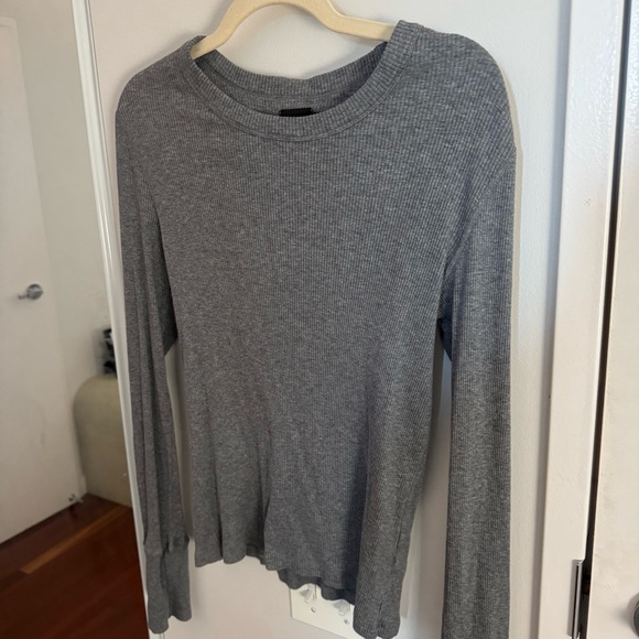 BANDIER WSLY Tops Wesley Rivington Ribbed Long Sleeve - Picture 5 of 6